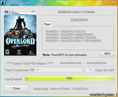 Overlord cheat