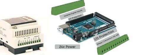 Industrial ESP32 PLC NORVI IIOT Features Industrial Arduino ESP32 IIOT.