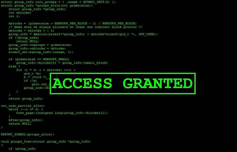 Access granted