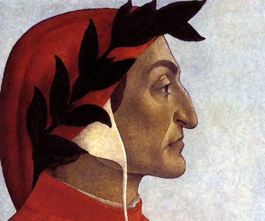 Данте литература. Данте Алигьери (1265-1321). Дуранте дельи Алигьери. Портрет Данте Боттичелли. Данте Алигьери портрет.