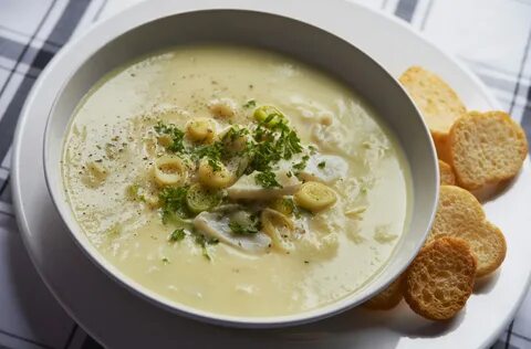 Картофельный суп с луком