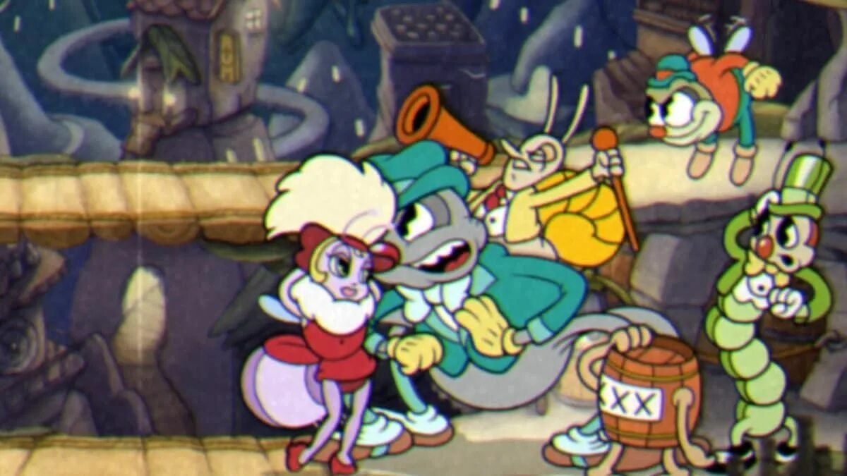 Cuphead the delicious last course боссы. Капхед DLC. Капхед босс паук. Cuphead moonshine Mob.