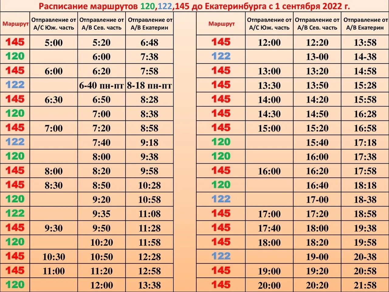 145 120 автобус екатеринбург