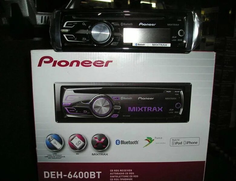 Магнитола пионер deh 6400. Магнитола пионер 6400 bt. Pioneer deh 6400r. Pioneer deh-6400 bt et mixtracнормальная?. Pioneer 6400bt.