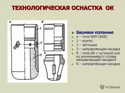 Башмаки колонные бкм