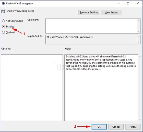 Files access to the path c