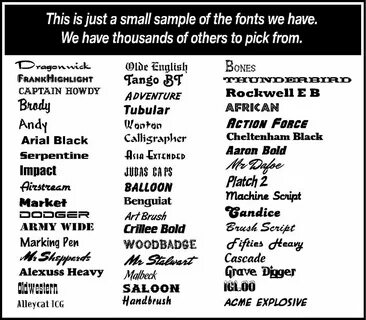 Subtitles fonts