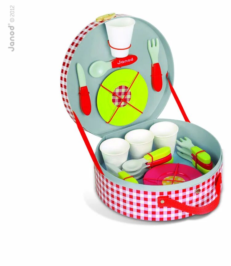 Посуда для пикника купить. Набор для пикника «пикник-4». Janod набор. Набор посуды Alex Picnic Basket 708n. Janod кухня детская.