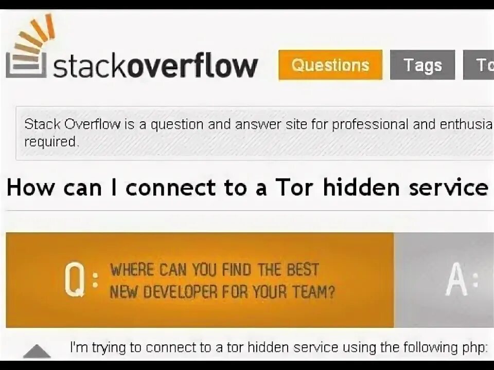 Stackoverflow questions