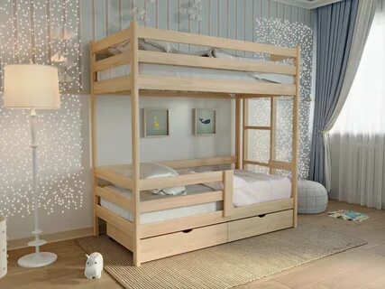 Кровать домик двухъярусная sleep and smile