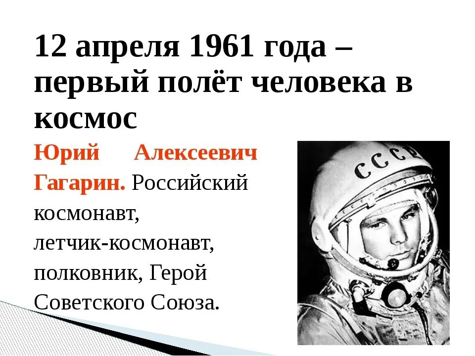 История 12 апреля 1961