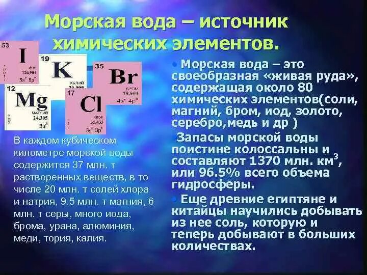 Количество магния в воде. Химические элементы морской воды. Магний в морской воде. Морская вода химия. Вода химический элемент.