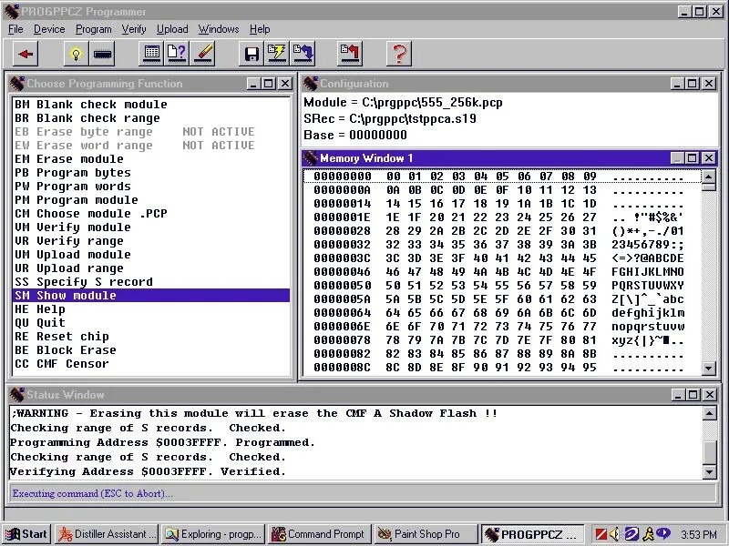 Flash programming