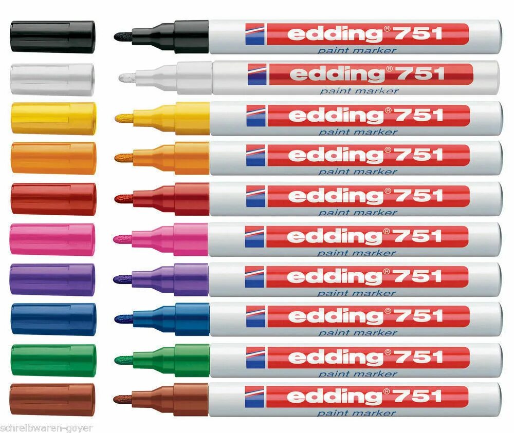 Маркер беру. Маркер Edding Paint Marker. Edding e-751. Edding 751 1,0 -2,0 мм. Маркер Edding e-300 035734.