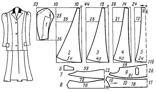 Сшить костюм модели. Выкройка жакета с глубоким вырезом. Как самому сшить деловой костюм. Сшить деловой костюм женский своими руками. Деловой костюм сшить