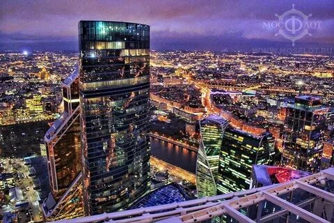 Новогодняя москва сити
