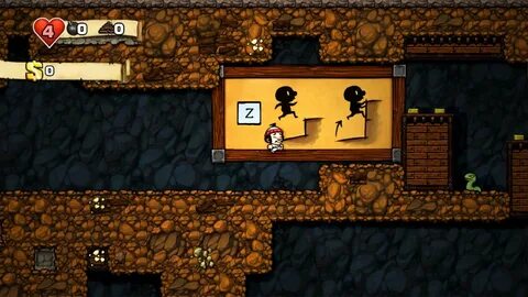 Скриншоты Spelunky.