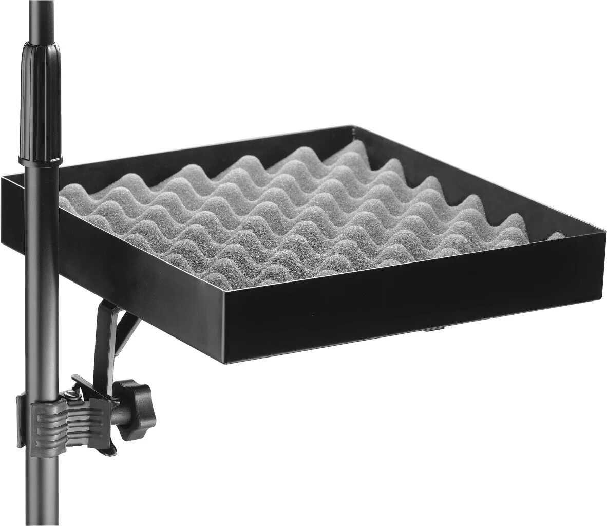 Stood 30. Stagg scl70 TCE-Nat. Mic Stand Tray for Accessories. Clamp for Tray. Tray Cover Clamp.