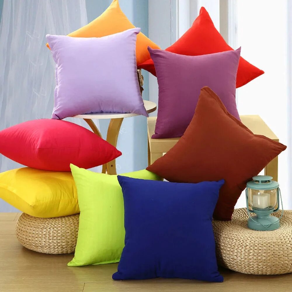 Купить подушки 5. Декоративные подушки. Красивые подушки. Подушки цветные декоративные. Яркие диванные подушки.