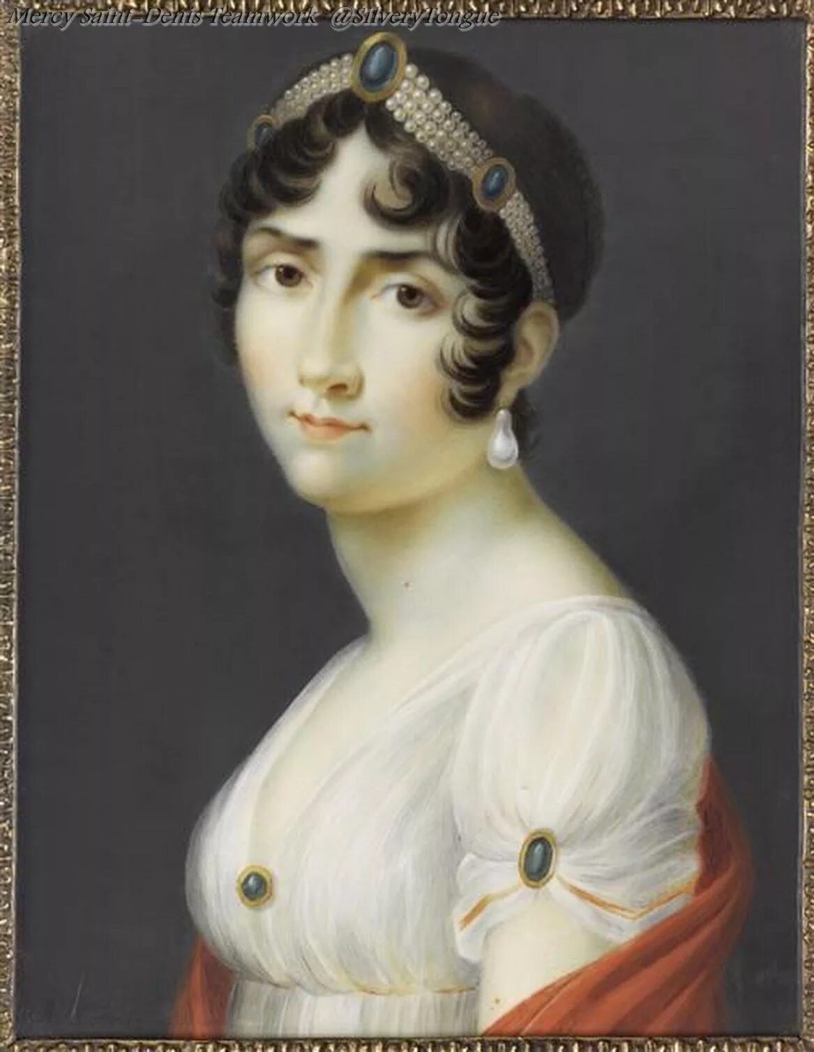 Богарне википедия. Портрет Жозефины жены Наполеона.