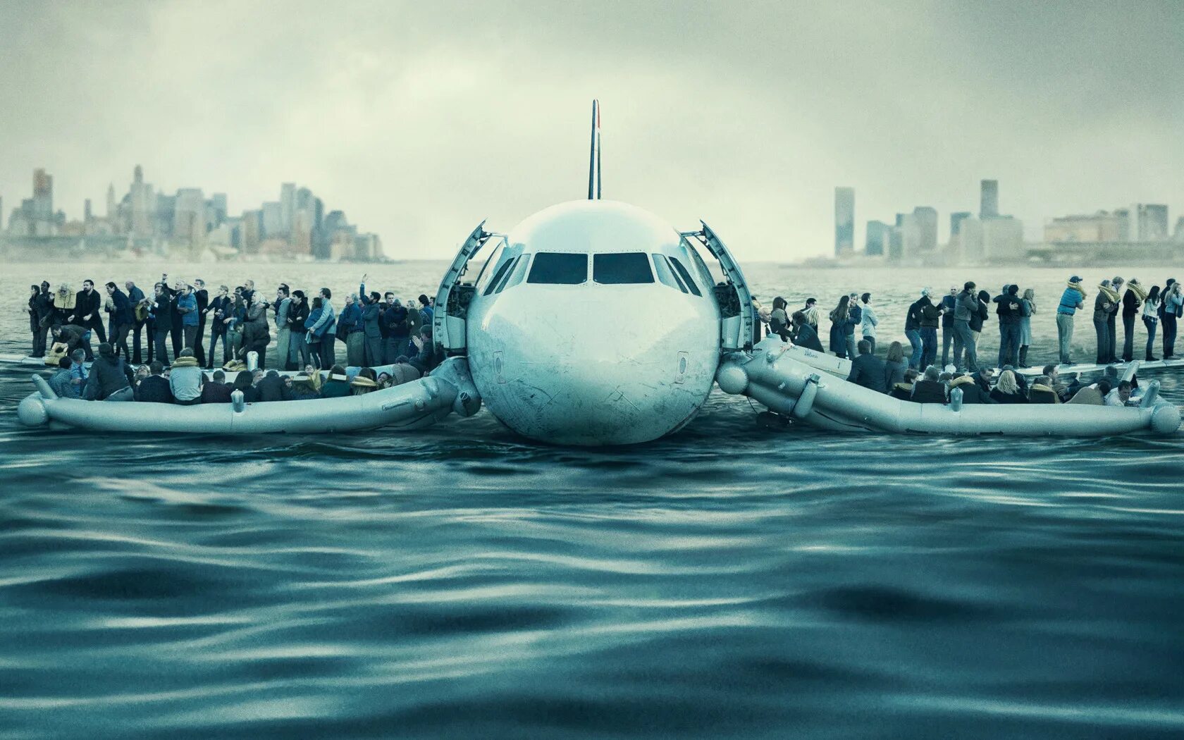 Самолет падает в воду. Чудо на Гудзоне / Sully (2016). Чудо на Гудзоне (2016) poster. Самолет чудо на Гудзоне.