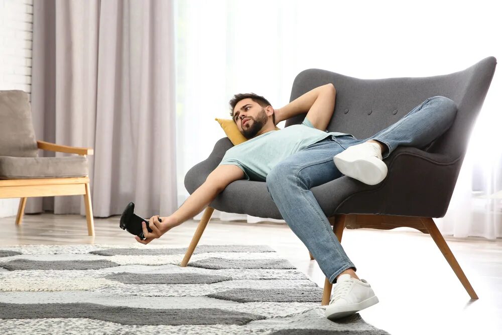A lazy person is
