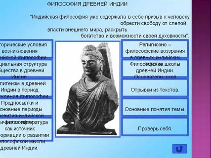 Философия древней индии представители