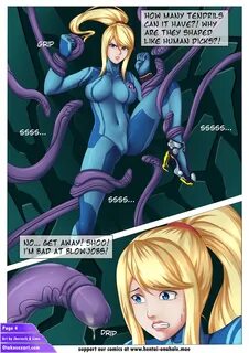 Samus Aran's Alien Impregnation Creampie Fucktime.