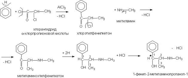 Эфедрина гидрохлорид получение. Получение эфедрина реакция. Получение эфедрина гидрохлорида. Синтез эфедрина. Глицин бензол