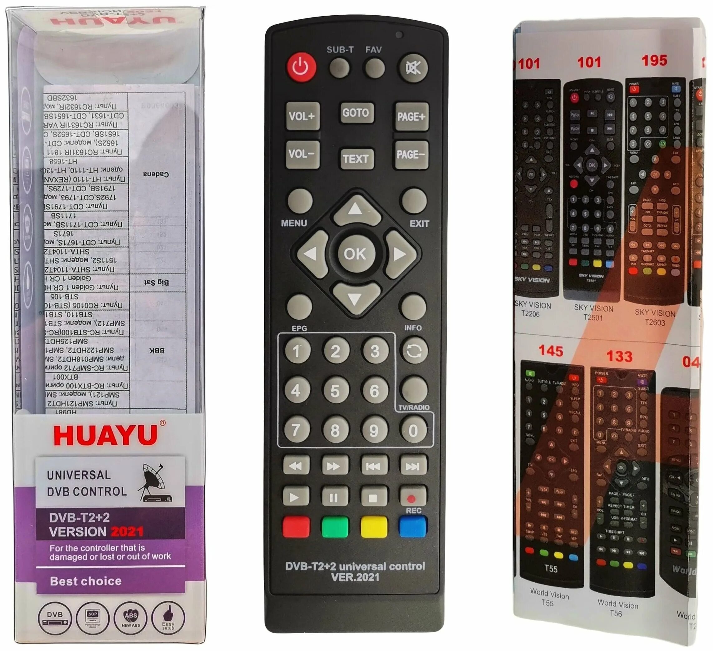 Коды пультов dvb t2. Пульт dvb-t2+2 universal control ver.2025. пульт dvb-t2+2 universal control huaya. пульт универсальный huayu dvb t2+2 universal control. универсальный пульт dvb-t2+2 2025.