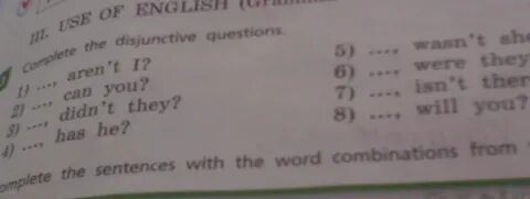 Complete the disjunctive