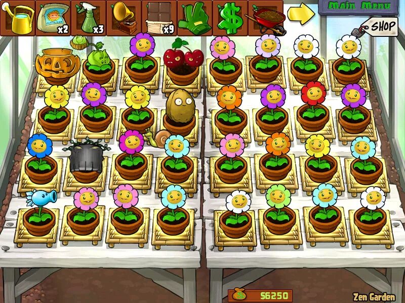 Зомби против растений покупать. Plants vs Zombies сад дзен. Сад дзен растения против зомби. Дзен Гарден в зомби против растений.