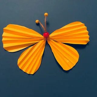 Бабочка из бумаги 3 класс
