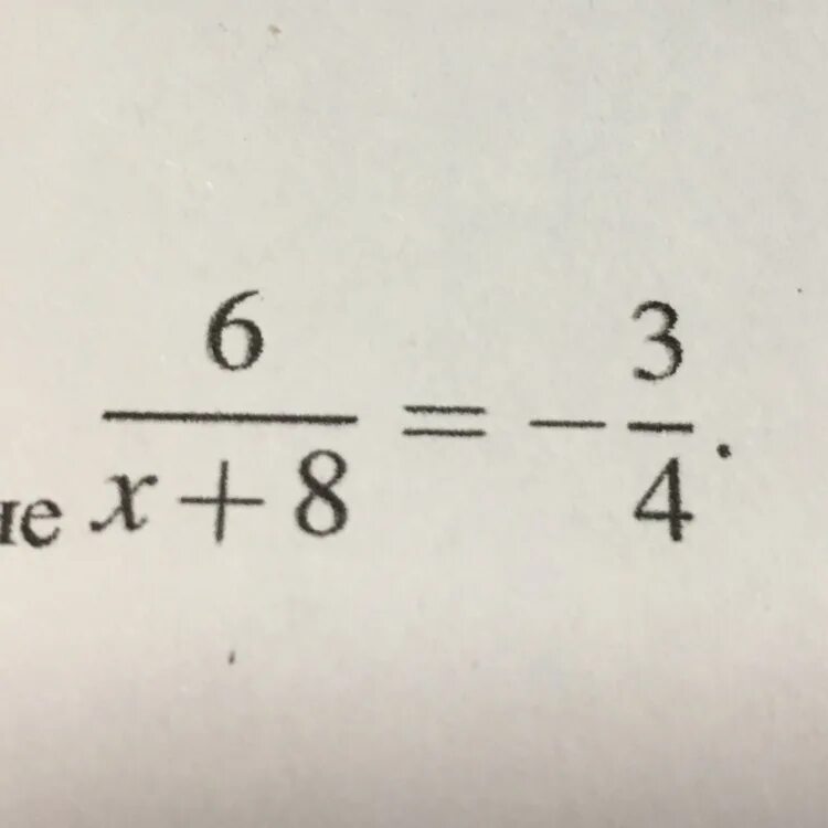 6/Х+8 -3/4. 6x8. Найдите корень уравнения 6/х+8 -3/4. Х+8/3=4-3х/4.