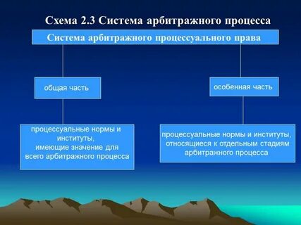 Система арбитражного процессуального законодательства