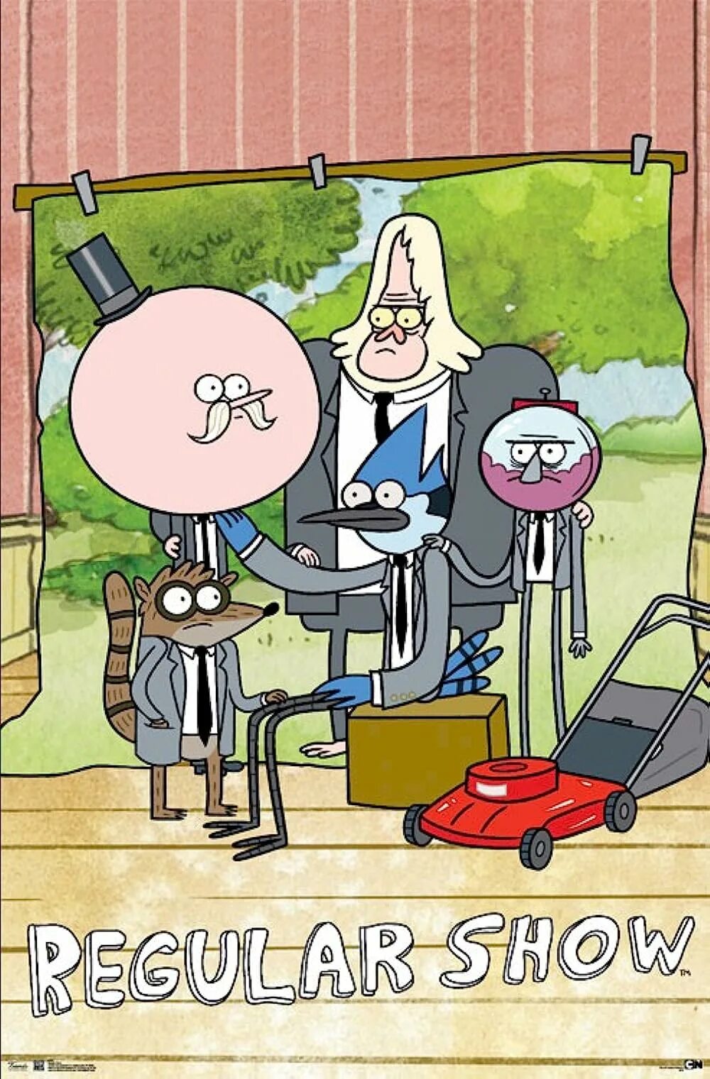 Regular 8. Regular show. обычное шоу постер.