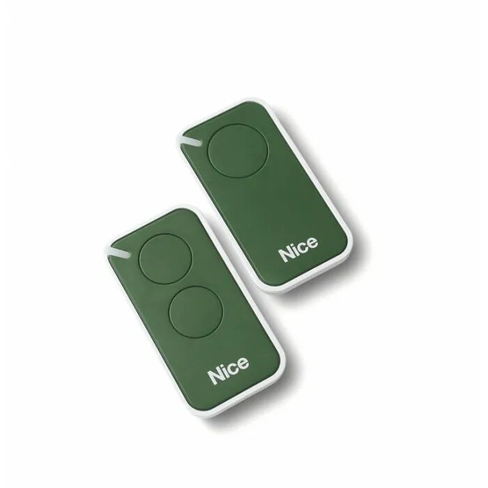 433.92 мгц. Nice inti1 пульт-брелок. пульт для ворот nice era-inti transmitter 2-канала 433.92. пульт управления nice 2-канальный, цвет зелёный inti2g. радиоуправление nice inti2.