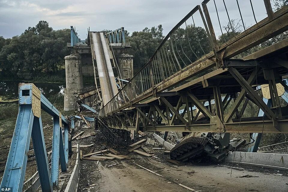 Bridge destroyed