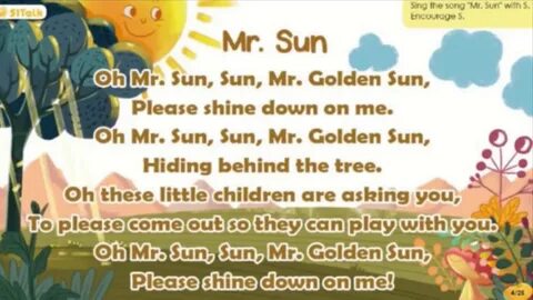 Sun song