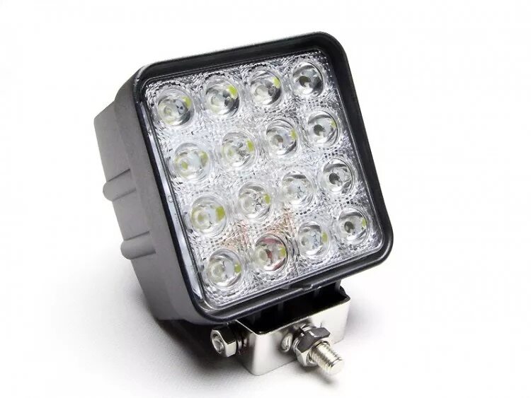 Фара рабочего света led. Фара 48 вт для спецтехники da1015-48w. фара светодиодная 10-30v 48w-3w*16led. фара lt-1248sf рабочего света/led16. фара lumen 48ws 16*3w epistar.