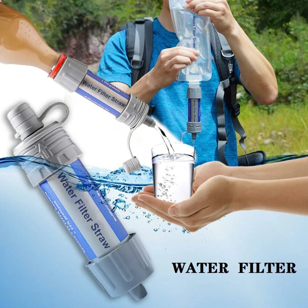 Мини фильтр для воды. Фильтр Water Filter Straw. Фильтр для воды переносной. Походный фильтр для очистки воды. Портативный очиститель воды.