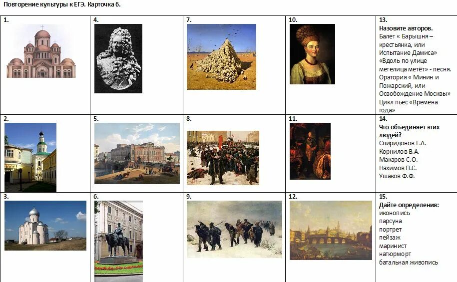 культура институты культуры егэ