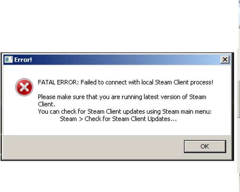 Fatal Error. Ошибка фатал еррор. Ошибка Steam Fatal Error. Fatal Error failed to connect with local Steam client process. Message fatal error