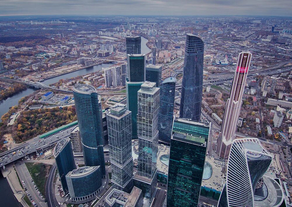 Москва-Сити - Фото с высоты птичьего полета, съемка с квадрокоптера - PilotHub