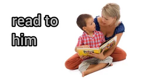 He reads in english