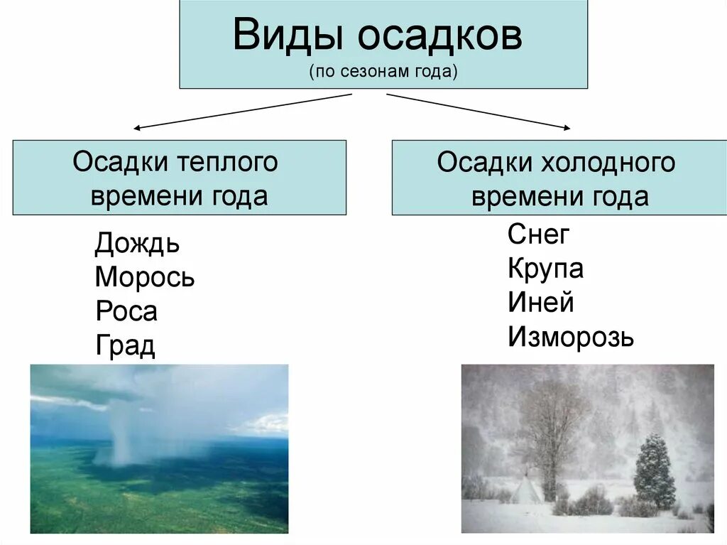 Виды осадков. Виды осадков по сезонам года. Виды атмосферных осадков. Разновидности дождя. Атмосферные осадки это вода впр