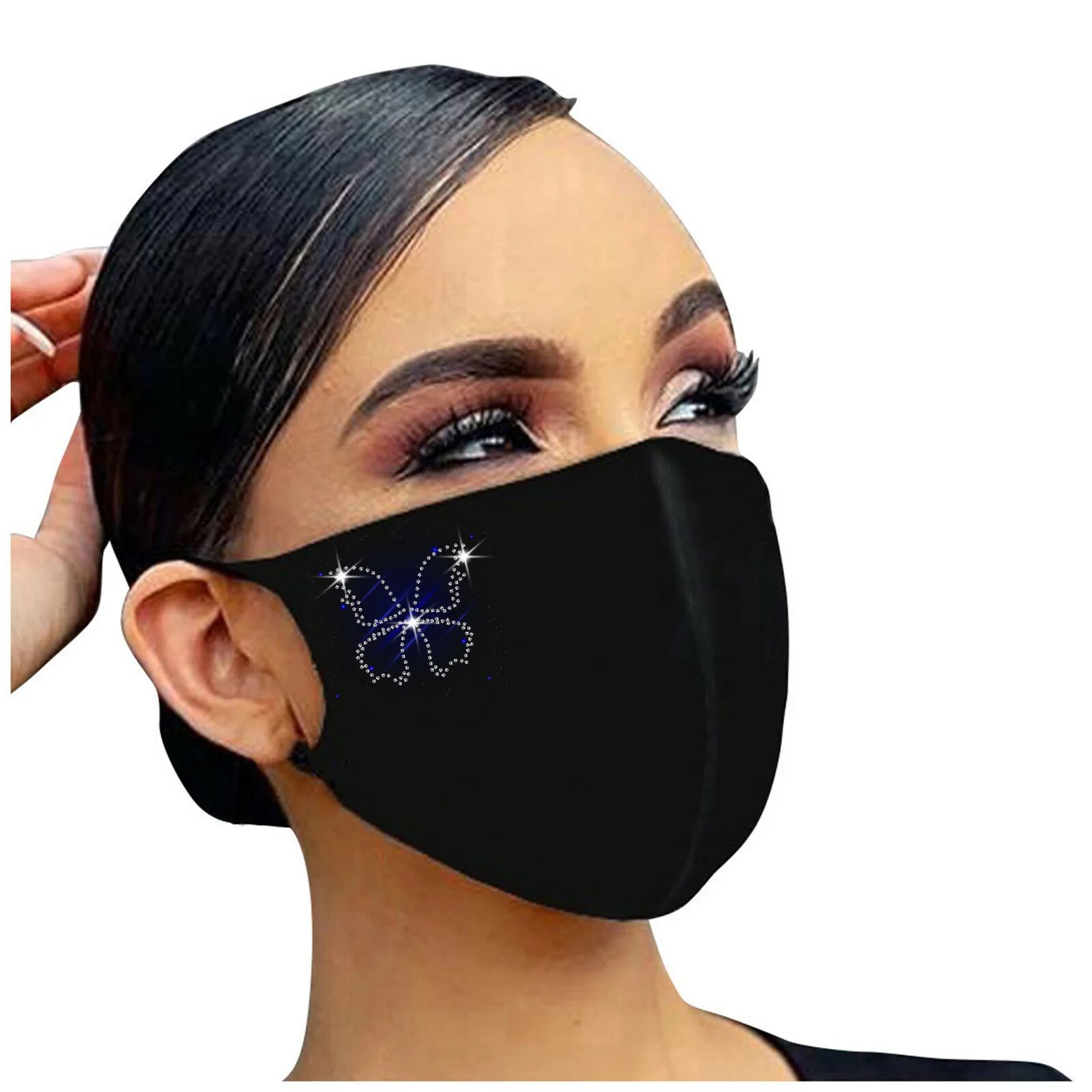 Черная многоразовая маска. Маска для лица. Стильная маска. Черная маска. Красивые маски для лица.
