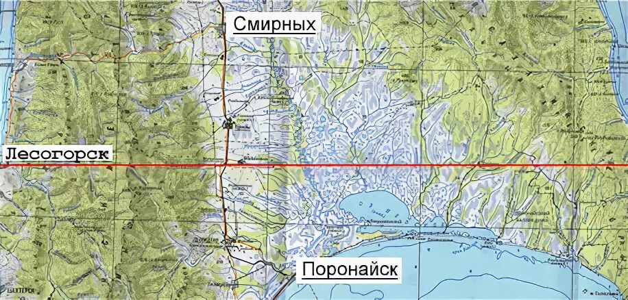 Параллель разделения сахалина