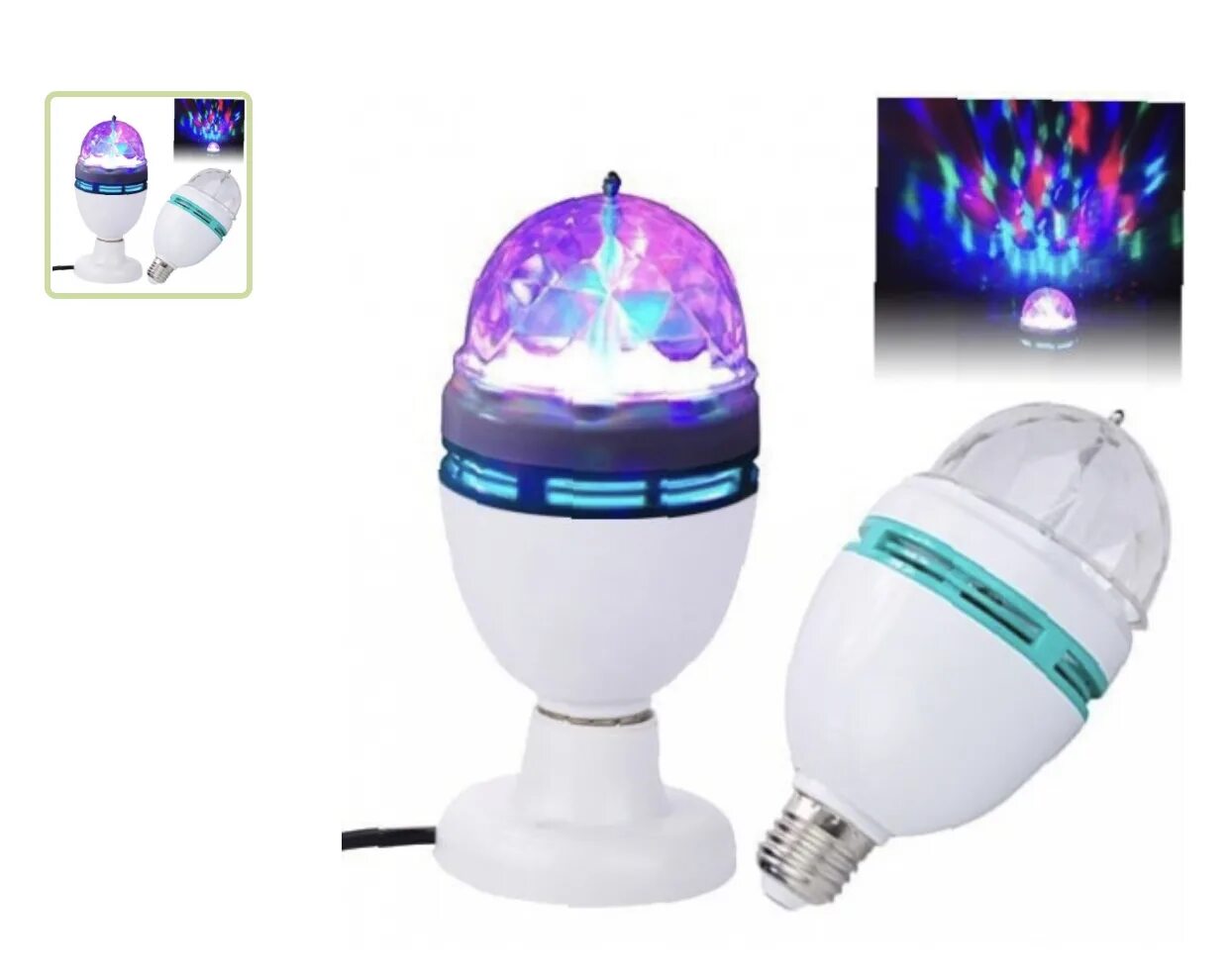 Led color rotating lamp. Led color rotating lamp