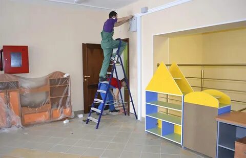Ремонт в работающем детском саду